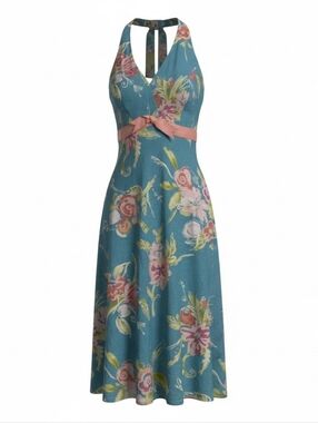 Charlotte Russe Vintage Floral Summer Dress Size M.